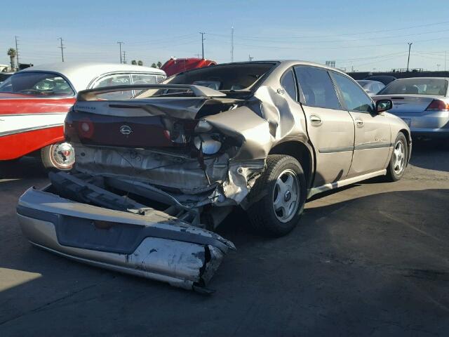 2G1WH55K119210536 - 2001 CHEVROLET IMPALA LS TAN photo 4