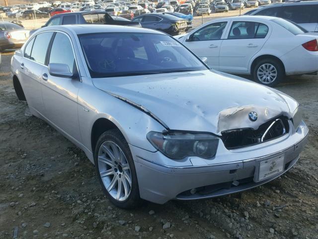 WBAGN63473DR14452 - 2003 BMW 745 LI SILVER photo 1