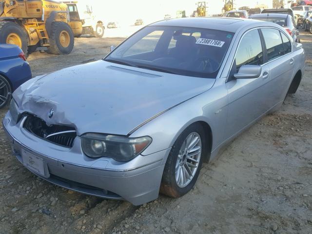 WBAGN63473DR14452 - 2003 BMW 745 LI SILVER photo 2