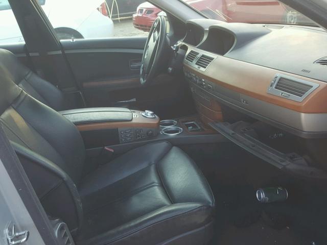 WBAGN63473DR14452 - 2003 BMW 745 LI فضي صورة 5