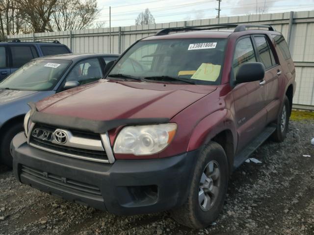 JTEBU14RX8K009618 - 2008 TOYOTA 4RUNNER SR RED photo 2