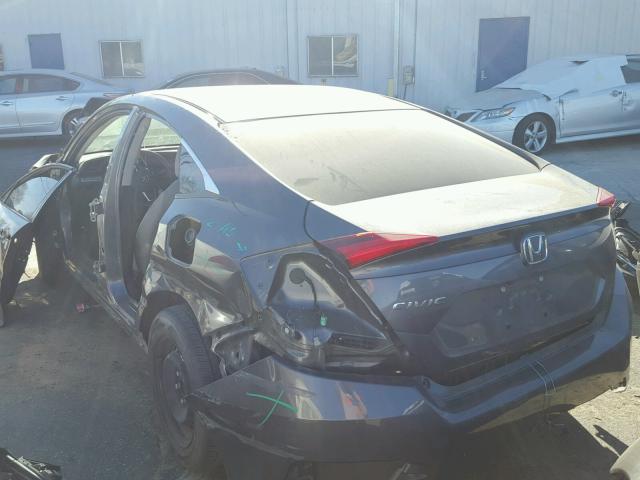 2HGFC2F55GH525983 - 2016 HONDA CIVIC LX GRAY photo 3