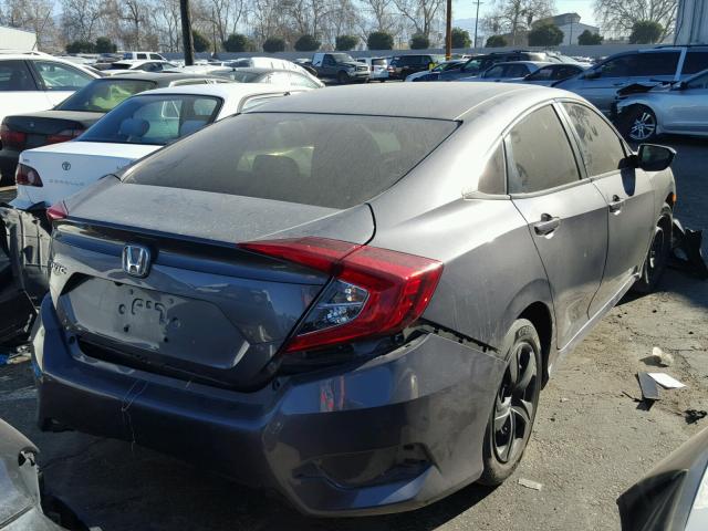 2HGFC2F55GH525983 - 2016 HONDA CIVIC LX GRAY photo 4