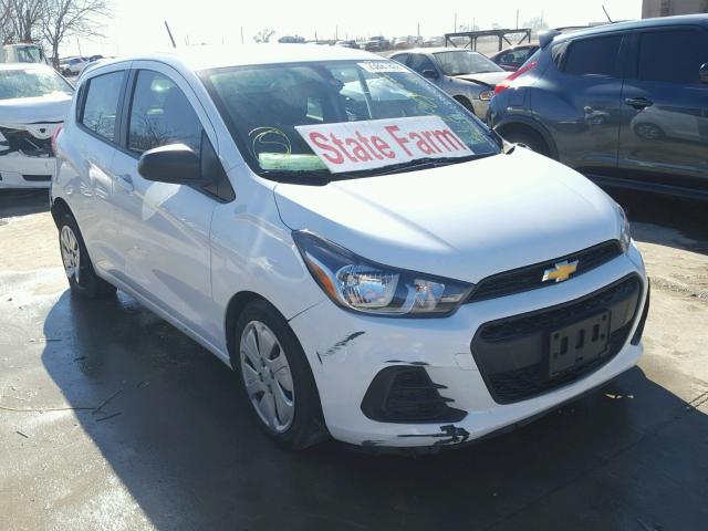 KL8CA6SA6GC585008 - 2016 CHEVROLET SPARK LS WHITE photo 1