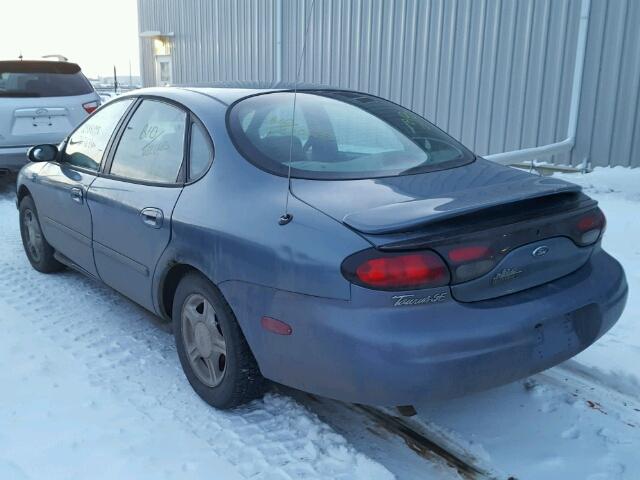 1FAFP53U0XG234602 - 1999 FORD TAURUS SE BLUE photo 3