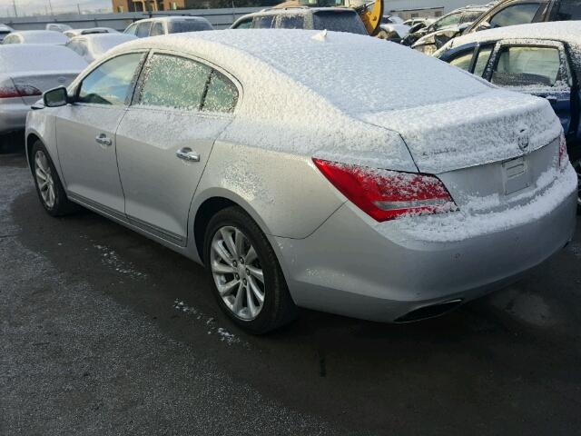 1G4GB5G32EF101594 - 2014 BUICK LACROSSE SILVER photo 3