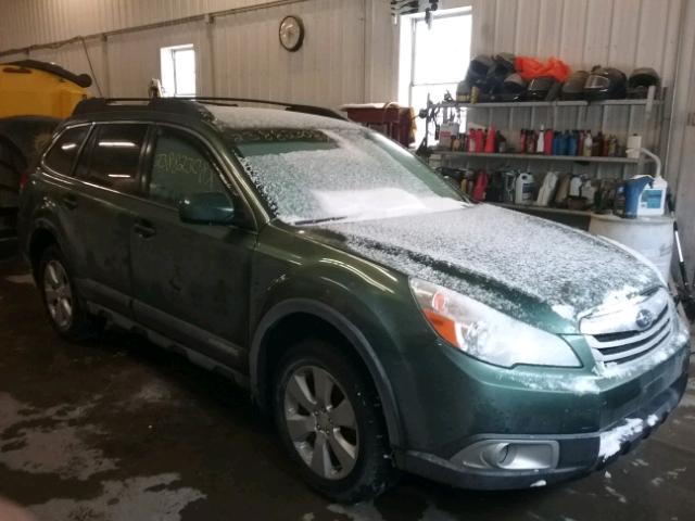 4S4BRBCC4C3293030 - 2012 SUBARU OUTBACK 2. GREEN photo 1