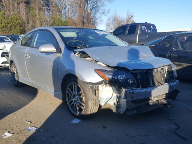 JTKDE3B72A0311695 - 2010 TOYOTA SCION TC SILVER photo 1