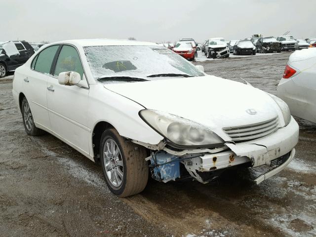 JTHBA30GX45040775 - 2004 LEXUS ES 330 WHITE photo 1