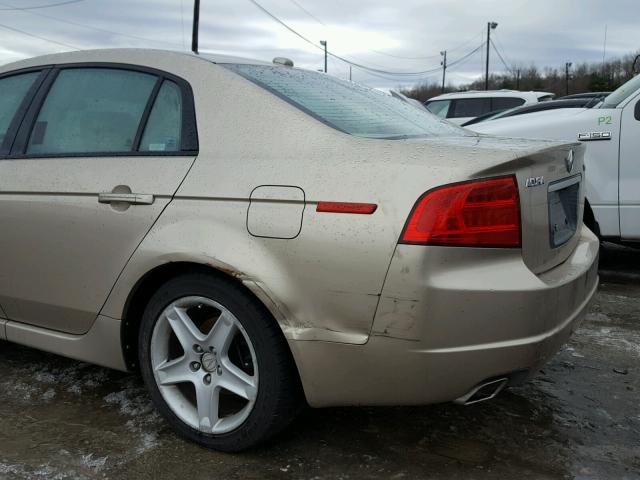 19UUA66254A036200 - 2004 ACURA TL GOLD photo 9