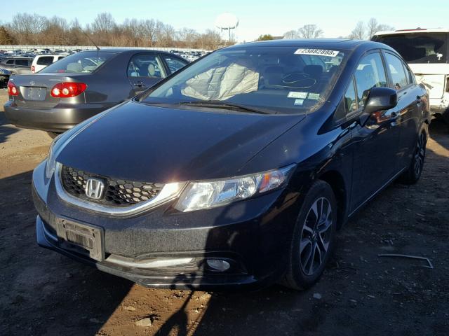 19XFB2F96DE215286 - 2013 HONDA CIVIC EXL BLACK photo 2