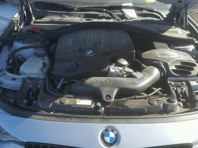 WBA3R5C59FK189300 - 2015 BMW 435 XI SILVER photo 7