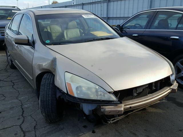 1HGCM66515A059486 - 2005 HONDA ACCORD EX GOLD photo 1