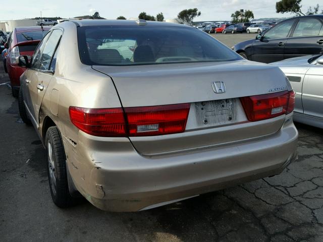 1HGCM66515A059486 - 2005 HONDA ACCORD EX GOLD photo 3