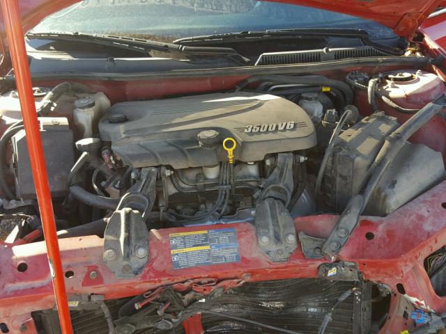 2G1WT58K789216040 - 2008 CHEVROLET IMPALA LT RED photo 7