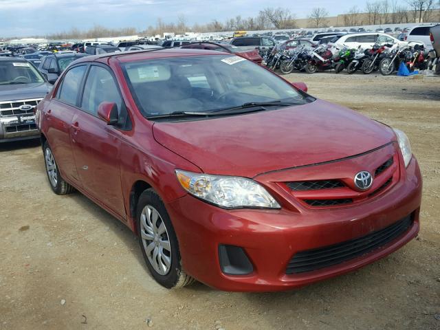 5YFBU4EE4CP057613 - 2012 TOYOTA COROLLA BA RED photo 1