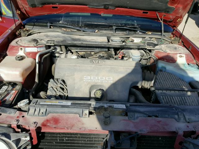 1G4HP52K6XH464282 - 1999 BUICK LESABRE CU RED photo 7