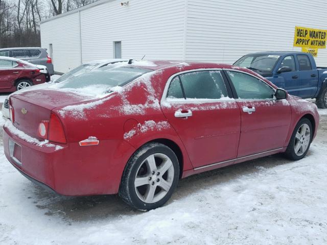 1G1ZC5E04CF245107 - 2012 CHEVROLET MALIBU 1LT RED photo 4