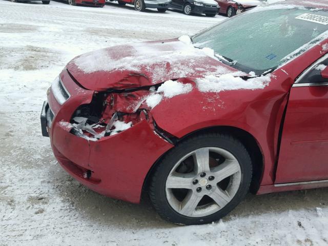 1G1ZC5E04CF245107 - 2012 CHEVROLET MALIBU 1LT 红色 照片 9