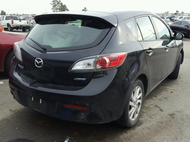 JM1BL1MP8D1834370 - 2013 MAZDA 3 I BLACK photo 4