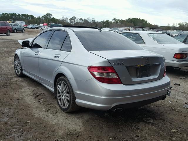 WDDGF54X59R062817 - 2009 MERCEDES-BENZ C 300 SILVER photo 3