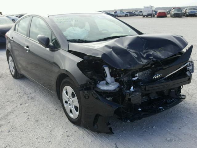 3KPFK4A79HE107753 - 2017 KIA FORTE LX BLACK photo 1