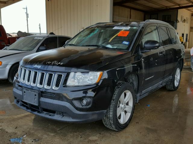 1J4NT1FBXBD165734 - 2011 JEEP COMPASS SP BLACK photo 2