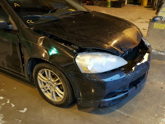 JH4DC54846S013965 - 2006 ACURA RSX BLACK photo 10