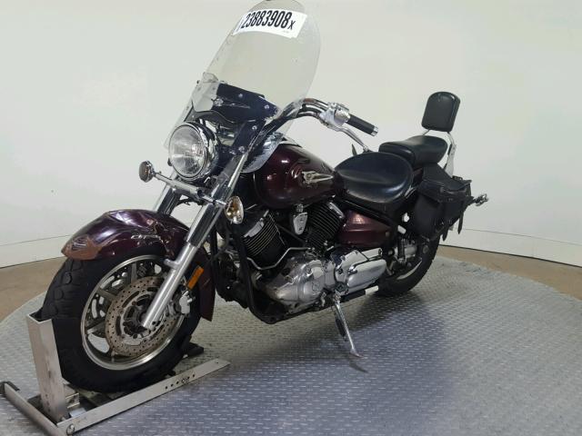 JYAVP11E07A100410 - 2007 YAMAHA XVS1100 BURGUNDY photo 4