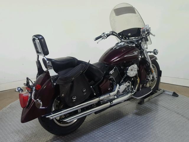 JYAVP11E07A100410 - 2007 YAMAHA XVS1100 BURGUNDY photo 8