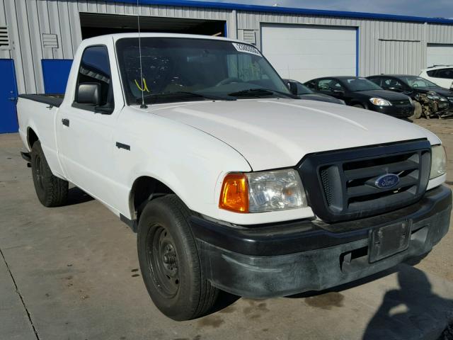 1FTYR10D65PA20558 - 2005 FORD RANGER WHITE photo 1