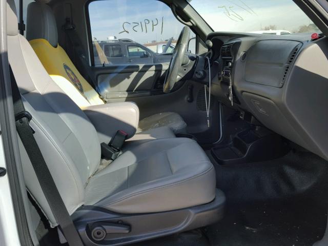 1FTYR10D65PA20558 - 2005 FORD RANGER WHITE photo 5