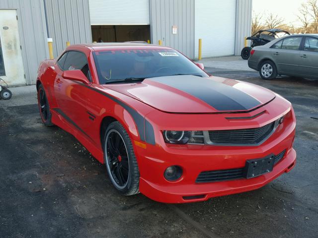 2G1FT1EWXA9124183 - 2010 CHEVROLET CAMARO SS ORANGE photo 1