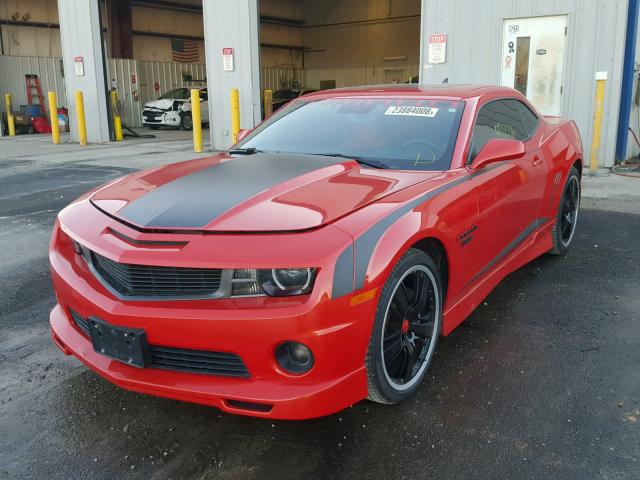 2G1FT1EWXA9124183 - 2010 CHEVROLET CAMARO SS Naranja foto 2