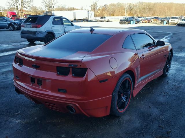 2G1FT1EWXA9124183 - 2010 CHEVROLET CAMARO SS ORANGE photo 4