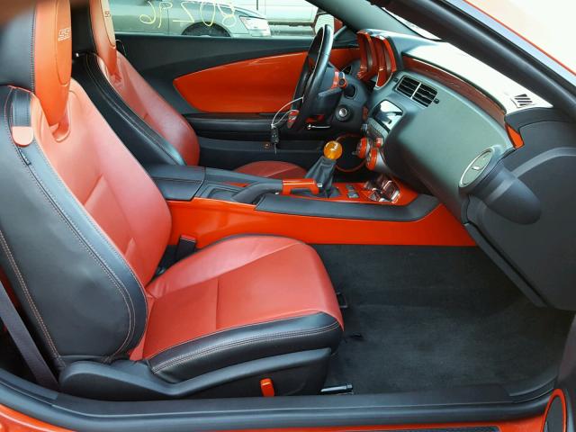 2G1FT1EWXA9124183 - 2010 CHEVROLET CAMARO SS ORANGE photo 5