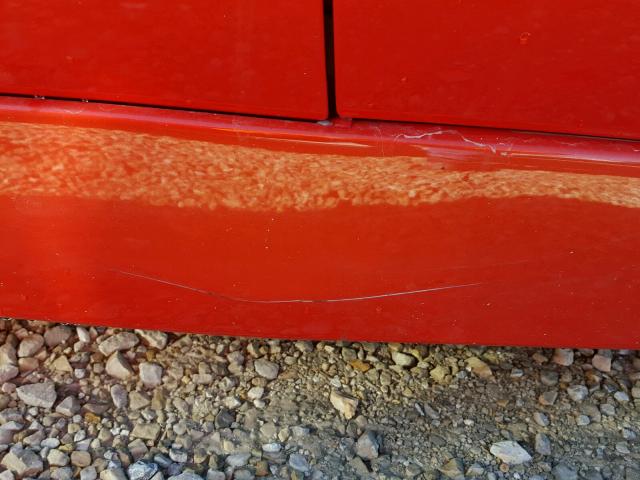 2G1FT1EWXA9124183 - 2010 CHEVROLET CAMARO SS Naranja foto 9