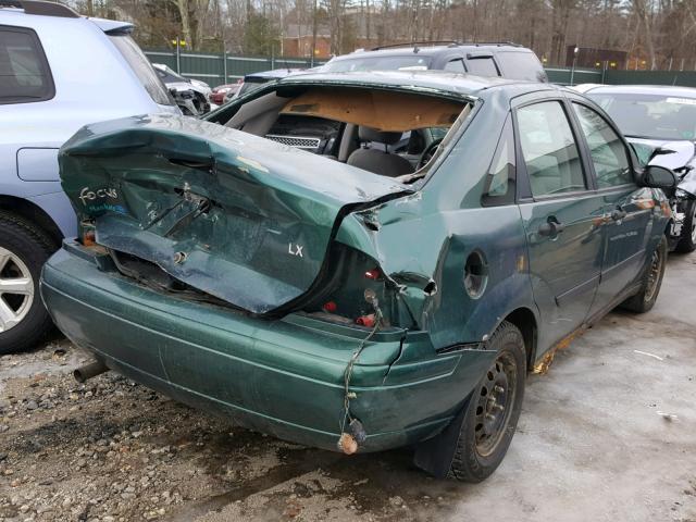 1FAFP33P3YW277448 - 2000 FORD FOCUS LX GREEN photo 4