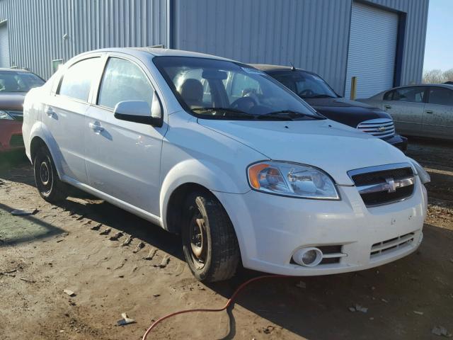 KL1TD5DE5BB142332 - 2011 CHEVROLET AVEO LS WHITE photo 1