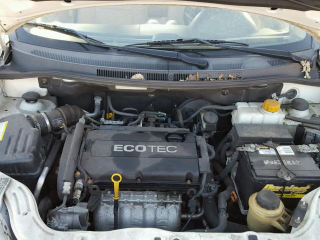 KL1TD5DE5BB142332 - 2011 CHEVROLET AVEO LS WHITE photo 7