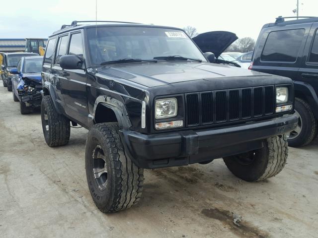 1J4FF68S6XL569830 - 1999 JEEP CHEROKEE S BLACK photo 1