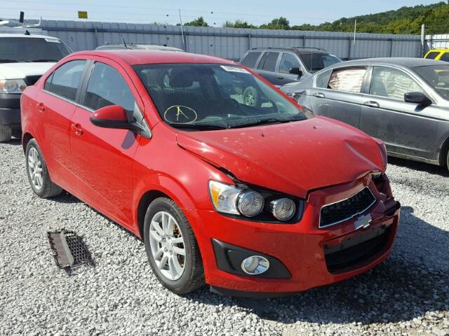 1G1JC5SH2C4139399 - 2012 CHEVROLET SONIC LT RED photo 1