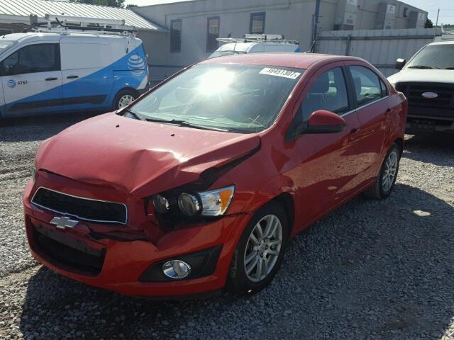 1G1JC5SH2C4139399 - 2012 CHEVROLET SONIC LT RED photo 2