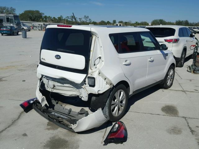 KNDJP3A54E7093499 - 2014 KIA SOUL + WHITE photo 4