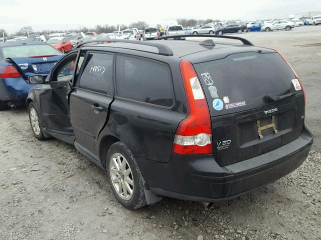 YV1MW682762159906 - 2006 VOLVO V50 T5 BLACK photo 3