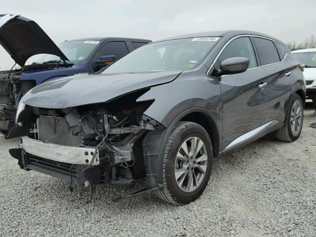 5N1AZ2MG5GN148814 - 2016 NISSAN MURANO S GRAY photo 2