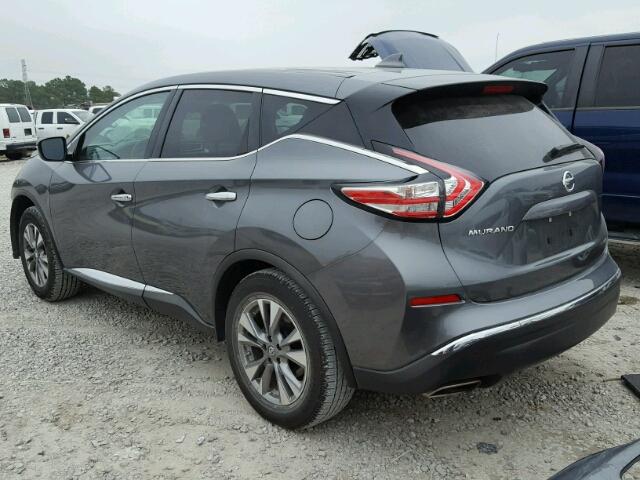 5N1AZ2MG5GN148814 - 2016 NISSAN MURANO S GRAY photo 3