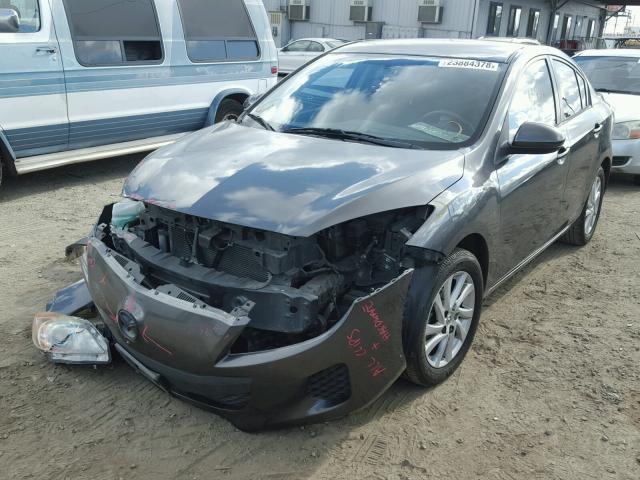 JM1BL1V86C1563508 - 2012 MAZDA 3 I GRAY photo 2