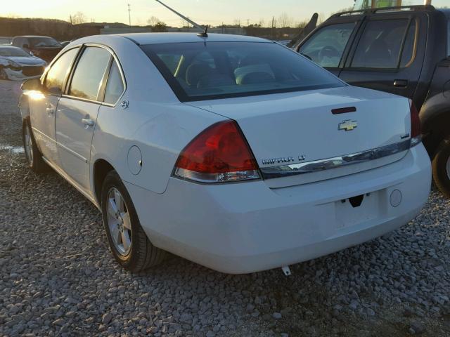 2G1WT58K879286127 - 2007 CHEVROLET IMPALA LT WHITE photo 3