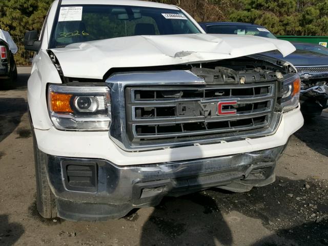 1GTN1TEC1FZ903351 - 2015 GMC SIERRA C15 WHITE photo 9